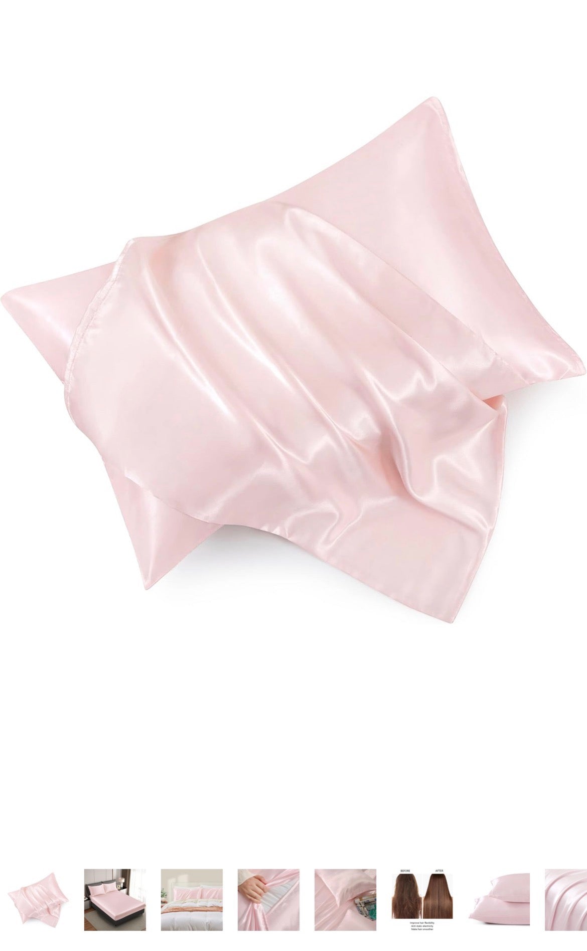 Standard Silk Pillow Case- Set of 2